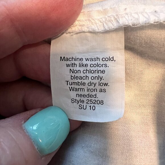 J Crew Size 4 Tiered Ruffled Strapless Summer Cotton Dress Green/Purple/Cream - Picture 4 of 9